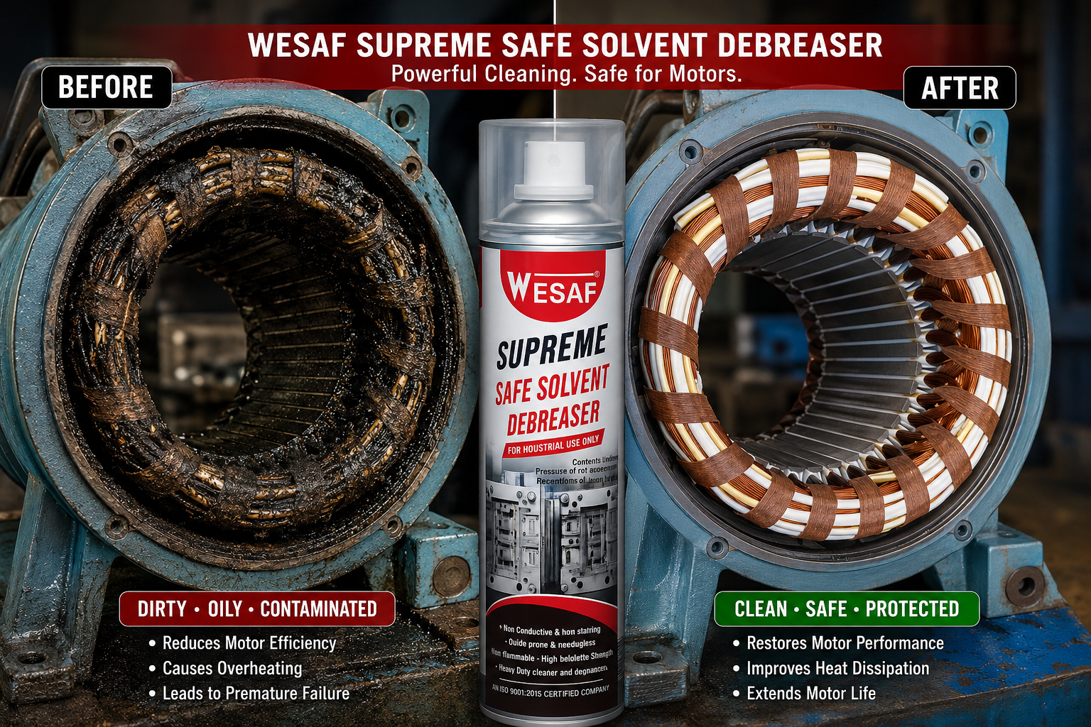 Wesaf Supreme Safe Solvent Degreaser (On-Line Contact Cleaner) - Image 3