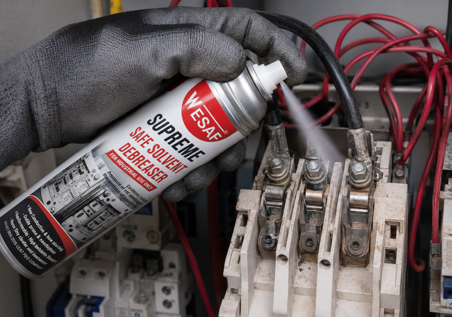 Wesaf Supreme Safe Solvent Degreaser (On-Line Contact Cleaner) - Image 2